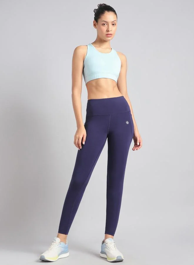 Cult  Women Navy Yoga Flow Cotton Graphic Leggings for Women | Best Price UAE